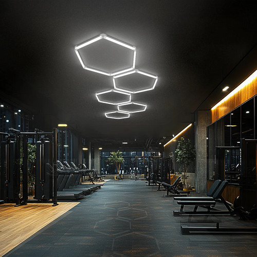 Werkstatt hexagon led lampe - hexagon,