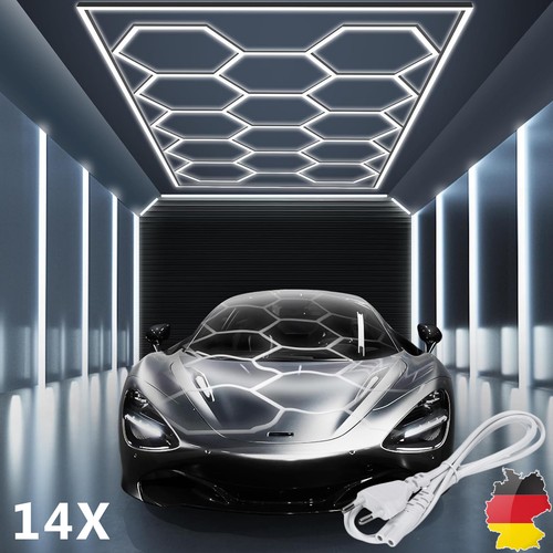 14x hexagon led lampe - hexagon,