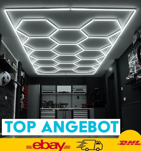 Hexagon led garage light - led,