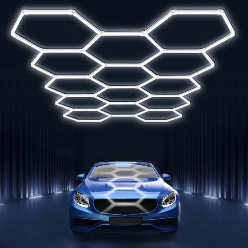 14x hexagon led lampe - 14x,
