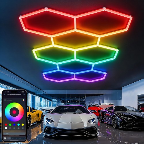 Hexagon rgb led - 8x,