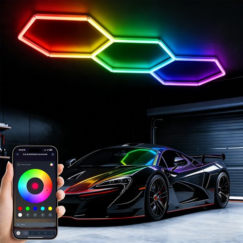 Hexagon rgb led - hexagon,