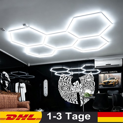 Hexagon led lampe - 5x,