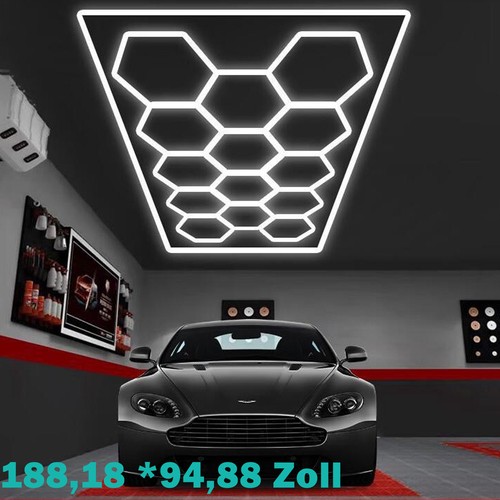 14x hexagon led lampe - 14x,