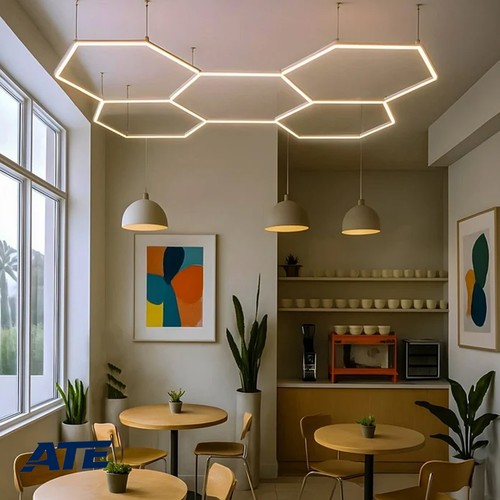 Hexagon led lampe - hexagon, röhren