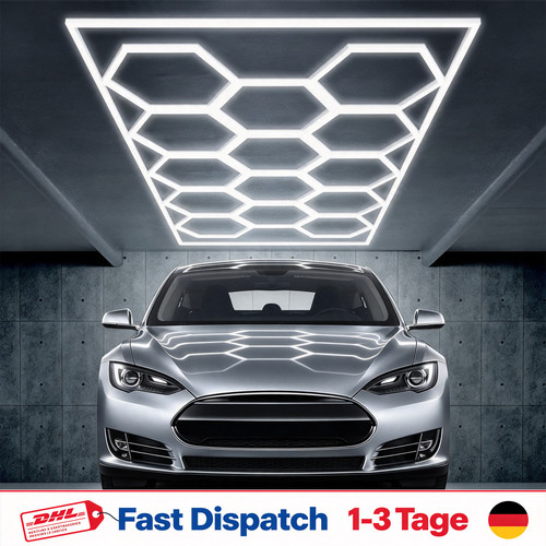14x hexagon led röhren lampe - 14x,