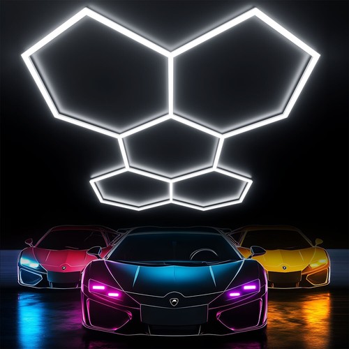 Hexagon led lampe werkstatt - hexagon,