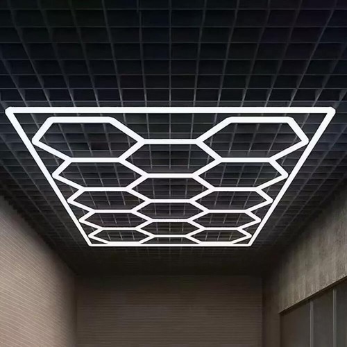 14x hexagon led deckenleuchte - led,
