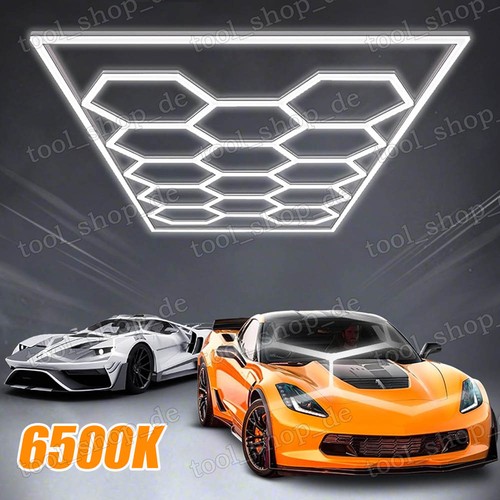 14x hexagon led lampe - 14x,