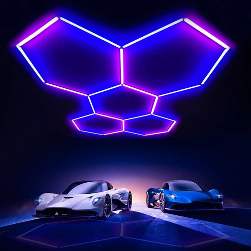 Rgb hexagon led - rgb, lampe