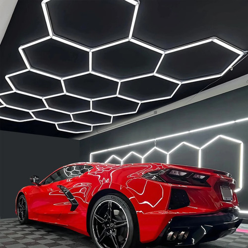 14x hexagon led lampe - 14x,