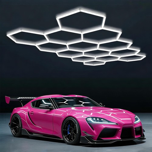 14x hexagon led lampe - hexagon,