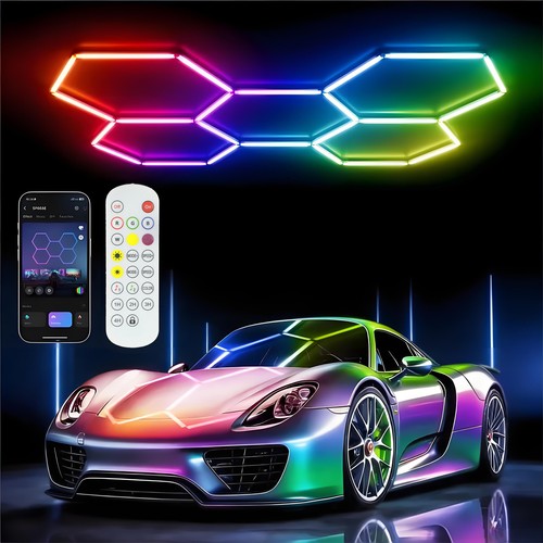 Led hexagon garagenleuchte - hexagon,