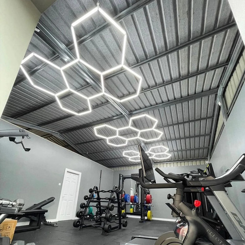 Werkstatt hexagon led lampe - hexagon,