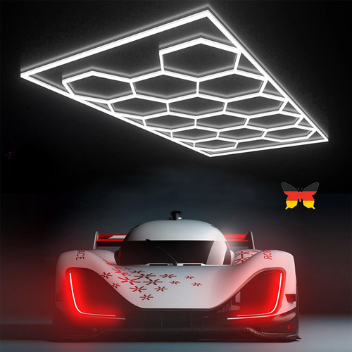 14x hexagon led lampe - hexagon,