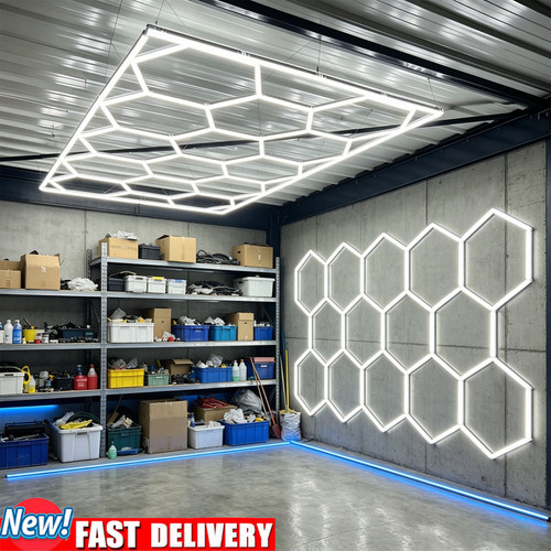 14x hexagon led lampe - 14x,